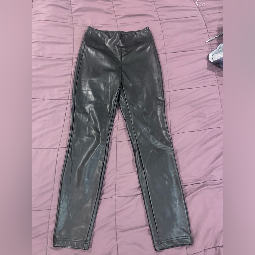Laundry By Shelli Segal Black Faux Leather Pants Women’s Small
